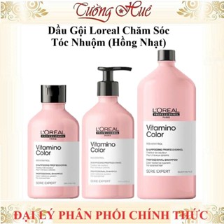 Dầu Gội Cho Tóc Nhuộm Loreal Serie Expert A-ox Vitamino Color - Hồng Nhạt