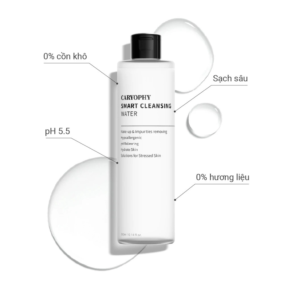 Nước Tẩy Trang Cho Da Dầu Mụn, Nhạy Cảm Caryophy Smart Cleansing Water | BigBuy360 - bigbuy360.vn