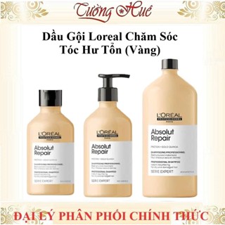 Dầu Gội Chăm Sóc Tóc Hư Tổn Loreal Serie Expert Absolut Repair - Vàng (Có Lựa Chọn)