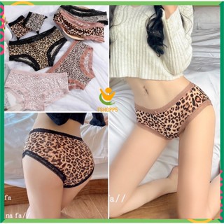 COMBO 5 Quần lót thun lạnh Quần lót xu nữ Không Đường May Siêu Mát Lạnh Họa Tiết Đẹp CHIPNU01