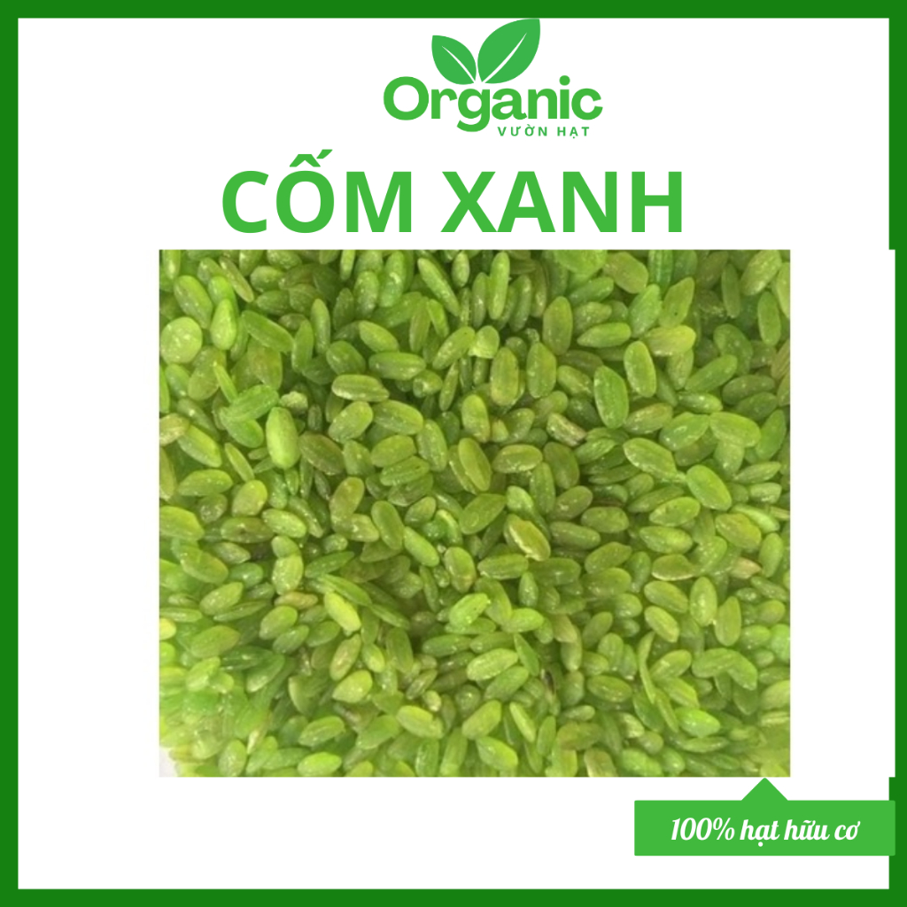 Cốm Khô Tây Bắc, Cốm Xanh Lá Dứa KHÔNG CHẤT BẢO QUẢN dùng làm xôi cốm, chả cốm và kem cốm