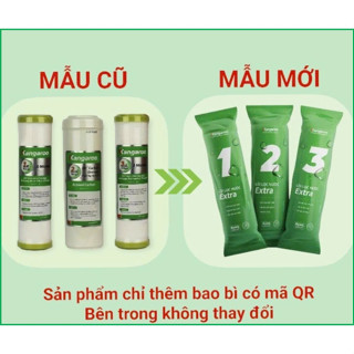 Bộ lõi lọc nước kangaroo 1,2,3 hàng chính hãng