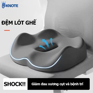 Đệm lót ghế KNOTE nệm ngồi văn phòng công thái học 3d thoáng khí giảm ê mỏi dành cho mọi đối tượng