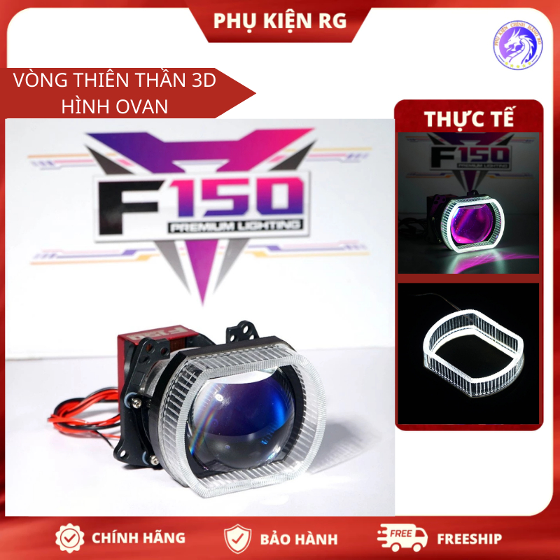 Vòng Thiên Thần 3D Hình Ovan, Vòng 3D Trang Trí Bi Cầu F150 / Kenzo S700 Pro Len Vuông