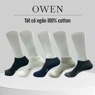  OWEN - Vớ Tất Nam Cổ Ngắn Cao Cấp OWEN 100% Cotton 