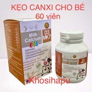 60 viên kẹo Canxi Calcium cho bé bổ sung canxi tăng chiều cao hỗ trợ xương phát triển hết còi xương răng mọc nhanh chắc