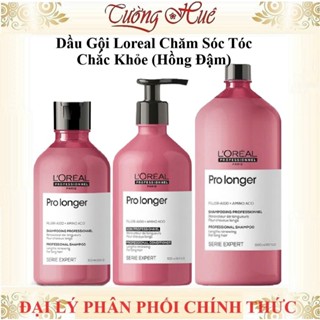Dầu Gội Dành Cho Đứt Gãy Loreal Serie Expert Pro Longer Shampoo - Hồng Đậm (Có Lựa Chọn)