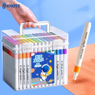 Bút acrylic KNOTE viết lông tô màu vẽ lên được nhiều bề mặt chống nước an toàn cho bé và người lớn