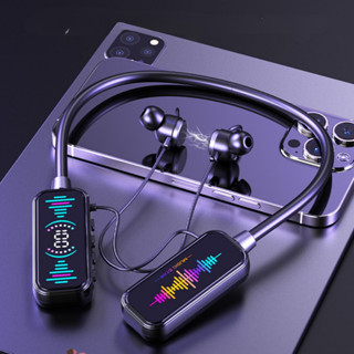 Tai nghe đeo cổ bluetooth micro karaoke SOPMEDIA tai nghe chống ồn, chống nước,pin trâu 60h