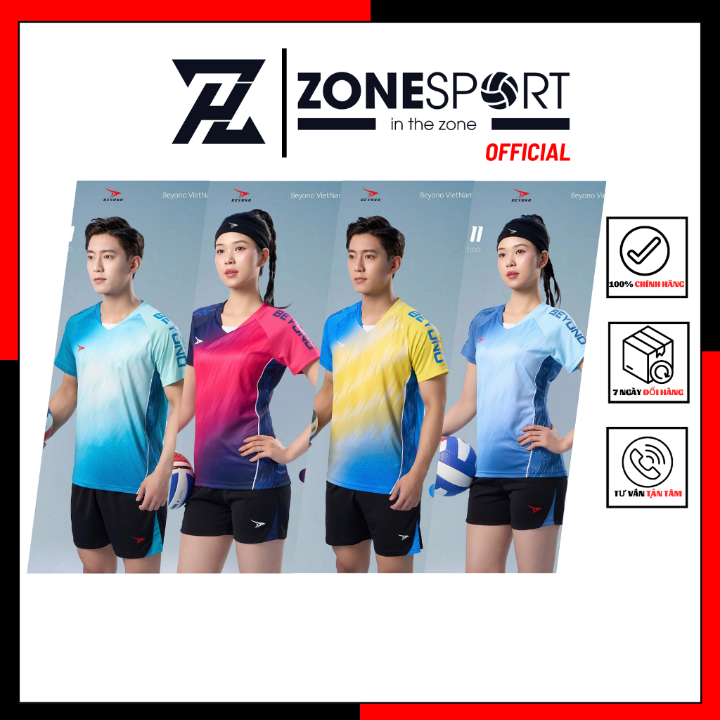 Bộ Quần Áo Thể Thao Beyono Flash II - Đồ Bóng Chuyền, Cầu Lông, Tennis, Pickleball