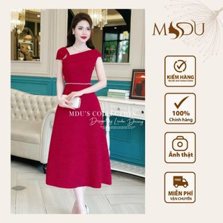 Váy Tiểu Thư MDU3590 Thiết Kế Đính Nơ Tinh Tế,Dáng Xoè Nhẹ Nhàng Từ MDU