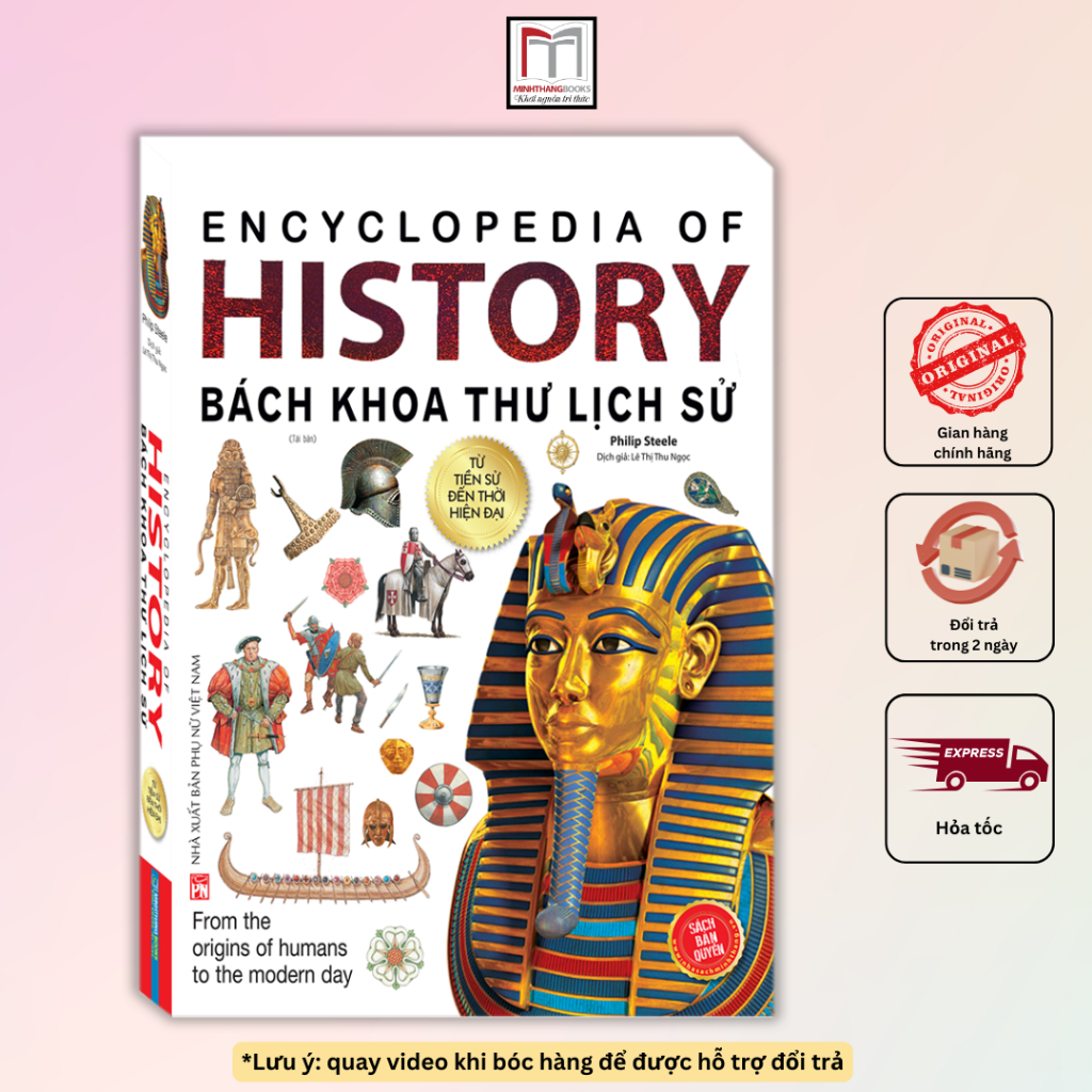 Sách - History Bách khoa thư lịch sử ( bìa mềm)