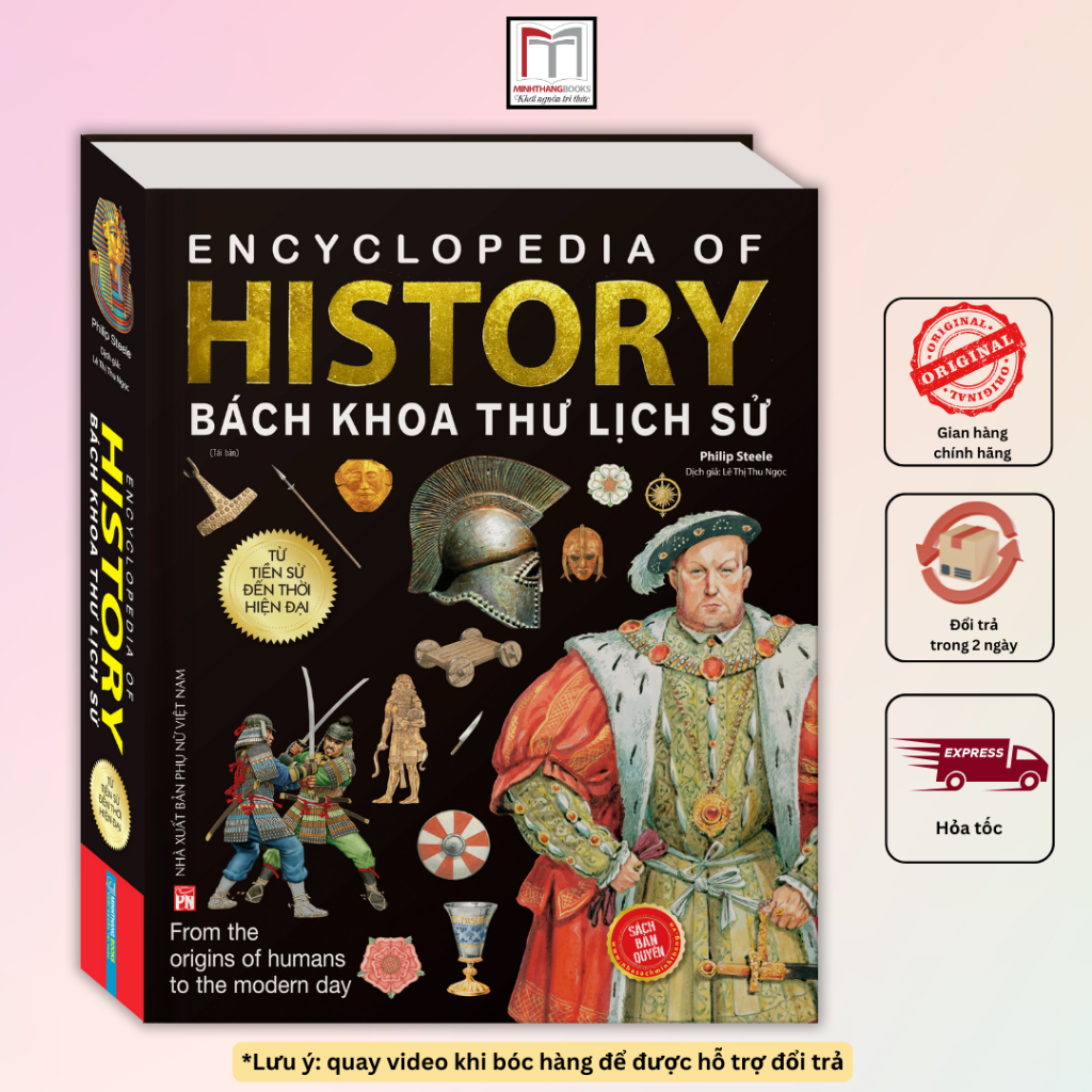 Sách - History Bách khoa thư lịch sử (sách màu) - (bìa cứng)