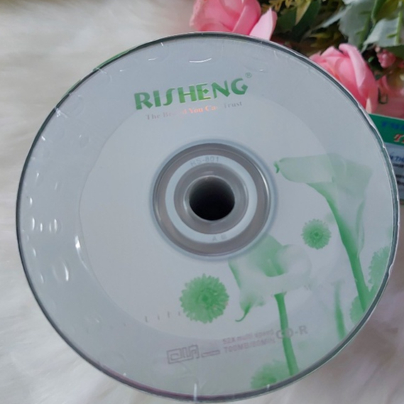 Lốc 50/10  đĩa CD-R 700Mb Risheng.