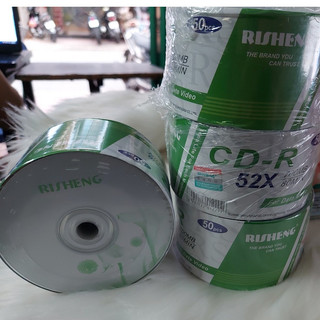 Lốc 50/10  đĩa CD-R 700Mb Risheng.