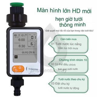Bộ Điều Khiển Hệ Thống Tưới Thông Minh Điều Khiển Cảm Biến Mưa Ban Công Sân Vườn Hẹn Giờ Tưới Thiết Bị Tưới Nước Tự Động
