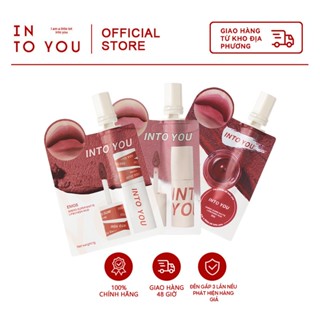 Son môi dạng túi INTO YOU di động và dễ mang theo thương hiệu màu cổ điển chống dính môi bùn son bóng son