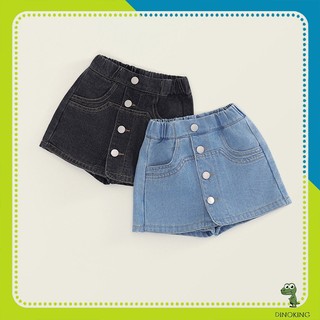  Quần short bò giả váy bé gái DINOKING Quần sooc denim cho bé gái mùa hè phong cách Hàn Quốc trẻ em 2 - 8 tuổi QS28 