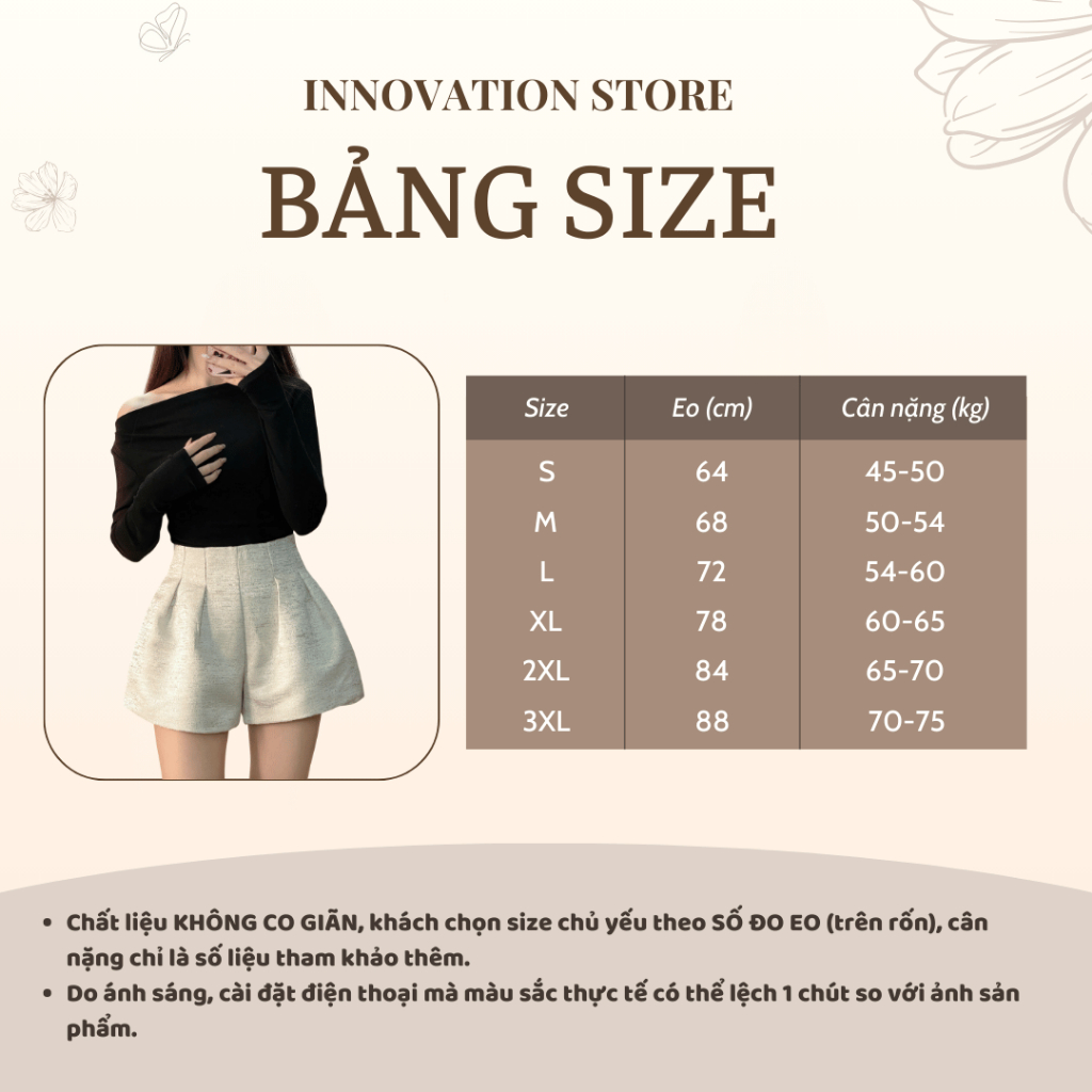 Quần Short Tafta Xòe Phồng 2 Lớp BIG SIZE Cạp Siêu Cao, Sooc Nữ Ngắn Vải Tafta xước Giãn Chuẩn Form 8855 | BigBuy360 - bigbuy360.vn