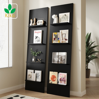 Kệ Tạp Chí Vuông, Kệ Trưng Bày Trang Trí Tựa Tường - Gỗ MDF 15mm chống Mọt Đa Năng KIKO - KS 1129