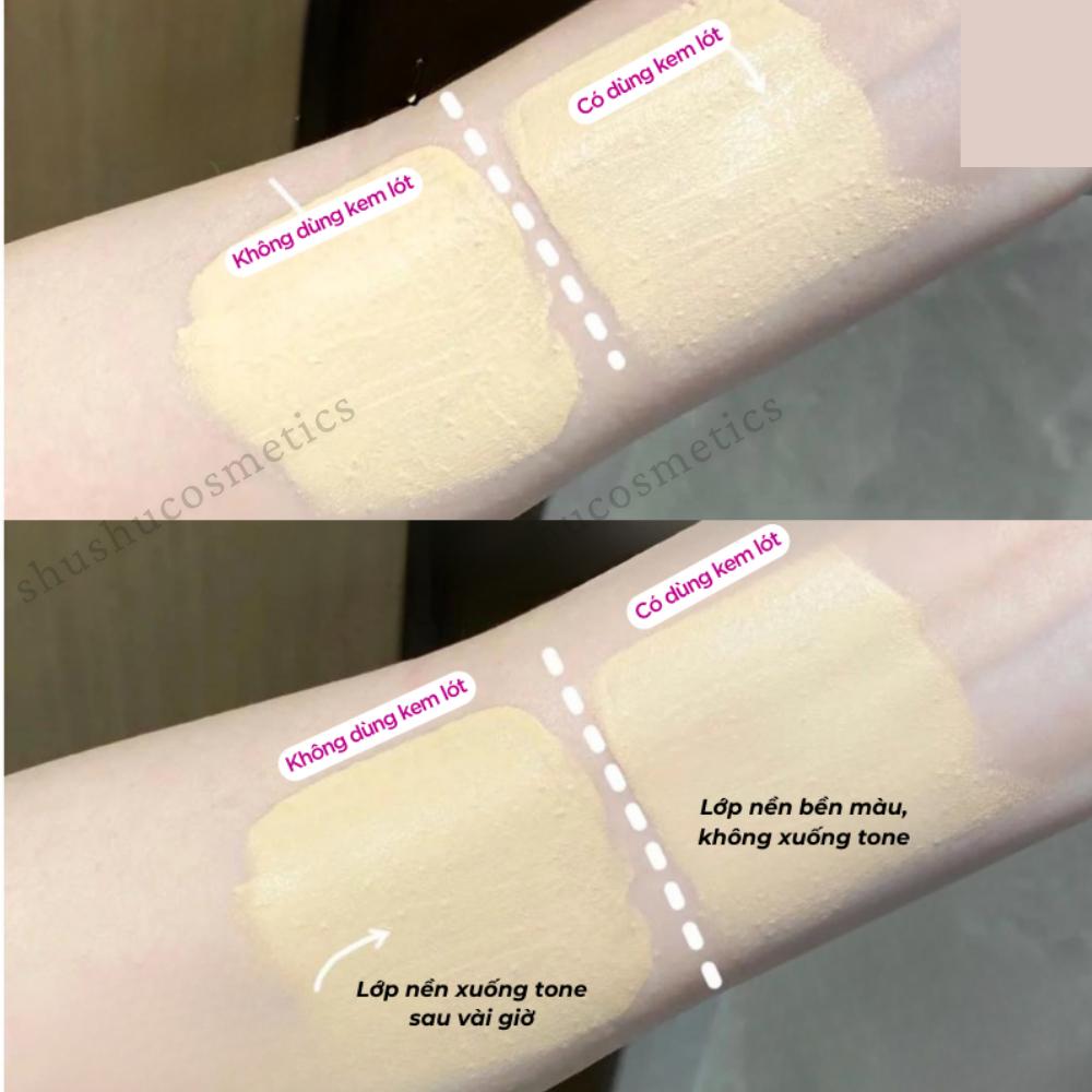 Kem Lót Red Earth V10  Kem Lót Trang Điểm Dưỡng Ẩm Che Phủ Lỗ Chân Lông SHUSHU COSMETICS