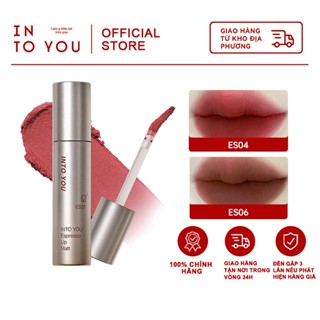 INTO YOU Son Bóng Đậm Đặc Son Mịn Son Lì Velvet Matte Sinh Viên Màu Đỏ Nâu