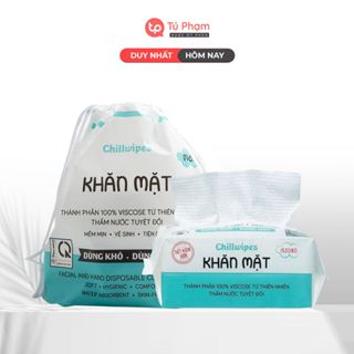 Khăn Mặt Khô Chillwipes Mềm Mịn - Vệ Sinh - Tiện Dụng