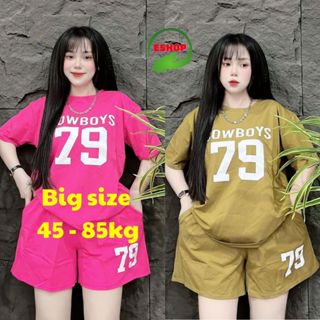 Set đồ nữ mùa hè set đồ đẹp đồ bộ nữ bigsize ESHOP đồ mặc nhà bộ đùi đi chơi sang chảnh set đùi xinh DB79