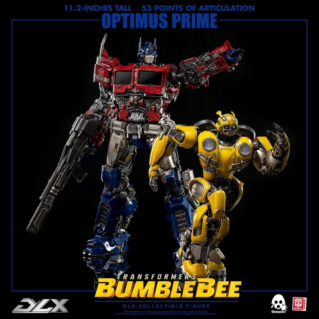ThreeZero Transformers: Bumblebee - DLX Arcee, Optimus Prime