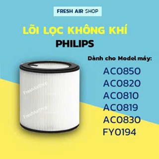 Lõi Lọc Không Khí Philips cho model máy Philips FY0194, AC0810, AC0819, AC0820, AC0830, AC0850, FY0293, bộ lọc/màng lọc