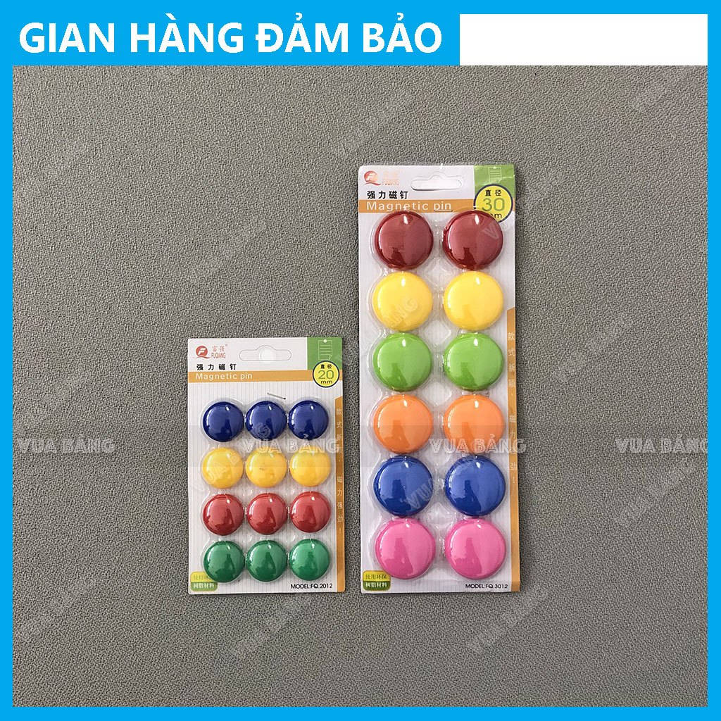 Vỉ 12 Viên Nam Châm Bảng Từ