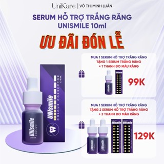 [MUA 1 TẶNG 1] Serum Hỗ Trợ Trắng Răng UNIsmile, Sáng Răng Ố Vàng, Làm Sạch Mảng Bám Cao Răng - Dung Tích 10ml - Unikare