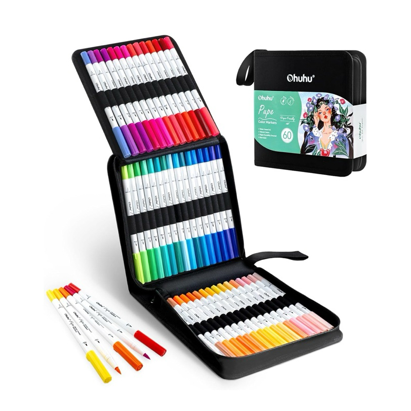 Ohuhu Art Marker Pens set 60/100/120/160 màu