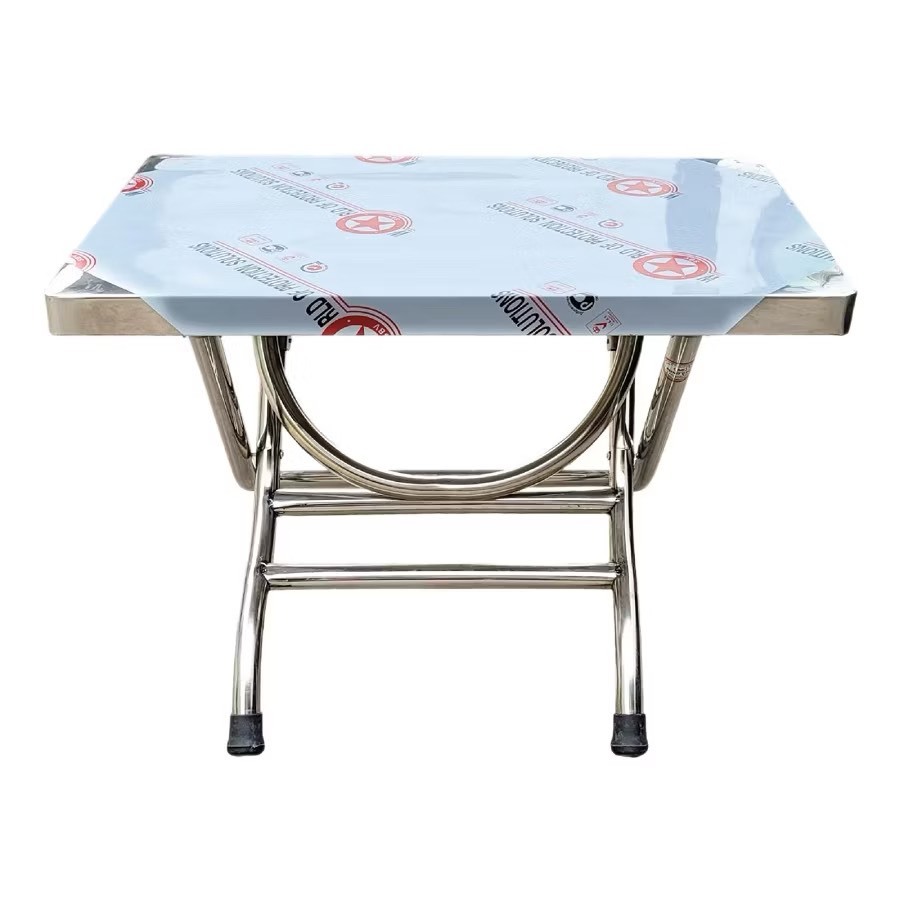 ( Ship hỏa tốc) Bàn ăn inox gấp gọn cao 50x80x75cm