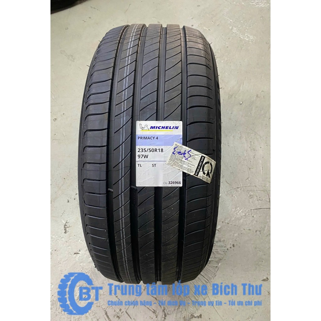 Lốp Michelin 235/50R18 Primacy 4 Date2024 Cửa Hàng Lốp Bích Thư, Lốp Xe Êm Ái, Chất Lượng An Toàn Độ
