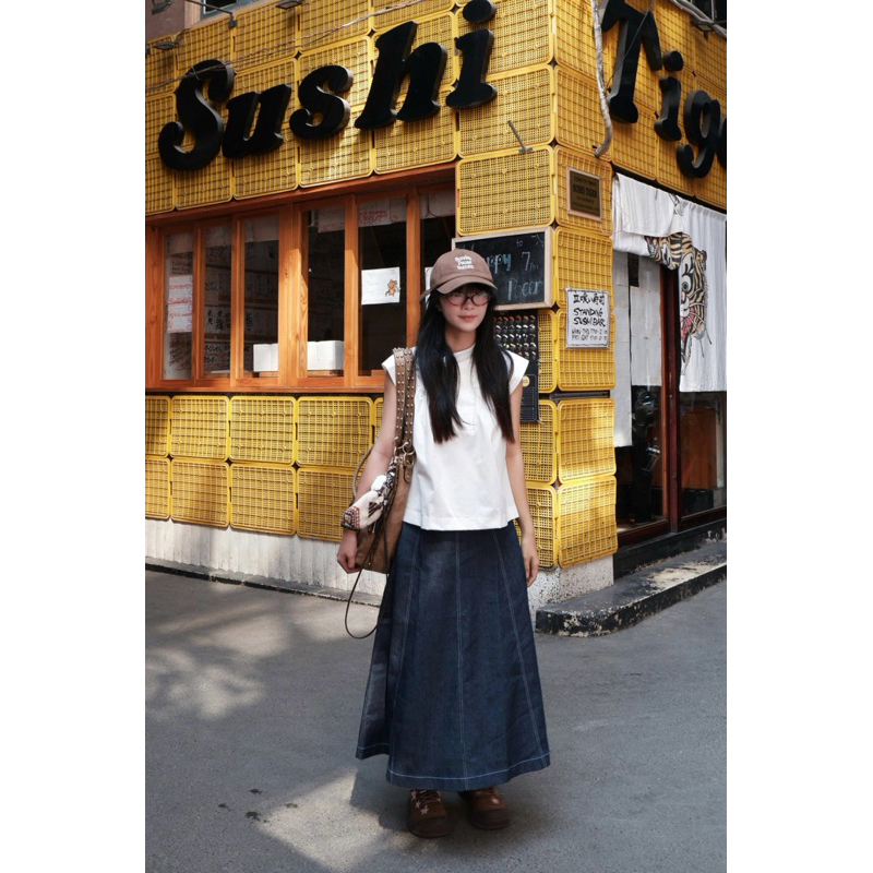 Chân váy denim xoè Minty Skirt ୨୧ 𝐁𝐲 𝐄𝐢𝐠𝐡𝐭𝐞𝐞𝐧 𝐀𝐠𝐚𝐢𝐧