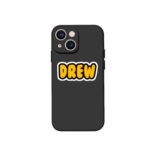 Ốp lưng iphone Drew Simple Viền Vuông Đen Thiết Kế Tinh Tế Nút Bấm
