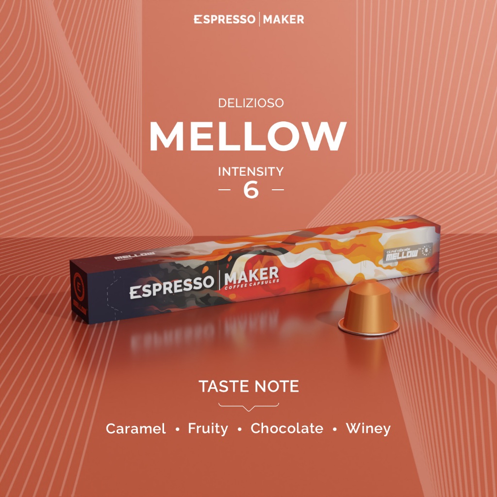 Cà phê viên nén Mellow - by Espresso Maker