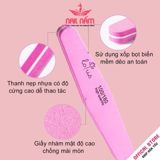 Combo 3 Phao dũa móng, buffer móng mịn LOIUS nhiều kiểu dáng