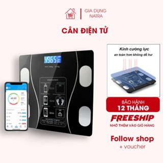 Cân Điện Tử Sạc Thông Minh Kết Nối Điện Thoại, Đo Chỉ Số Sức Khỏe Kiểm Soát Ăn Uống, Hoạt Động Thể Thao.bảo hnahf 12 th.
