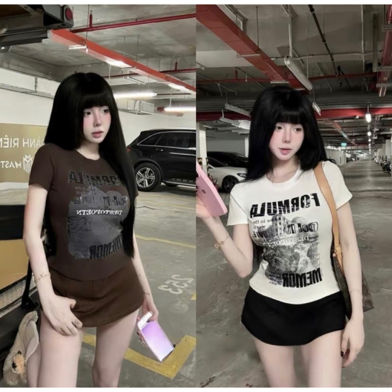 Áo Thun Nữ , Áo Thun Babytee Chữ Formun