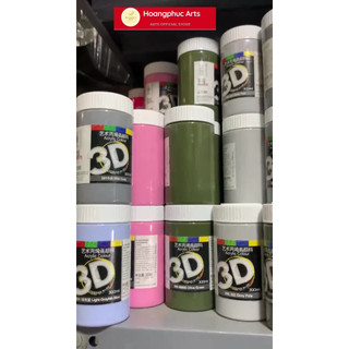 Màu Acrylic 3D 300ml vẽ trên mọi chất liệu màu sắc tươi sáng