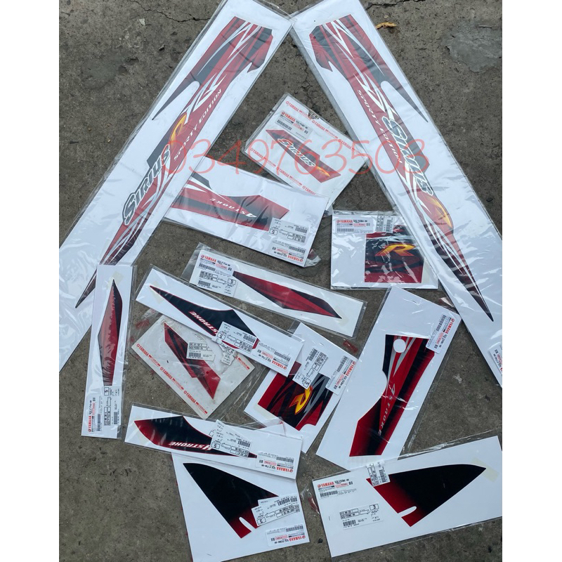 Tem zin sirius 2008 chính hãng (có nhiều màu)