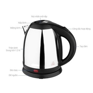 ( Chính hãng BH 24 tháng)Ấm siêu tốc mini inox Ph ilip s HD9303/03 1.2 lít