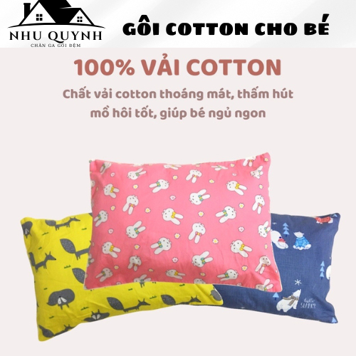 Gối Muji trẻ em xuất nhật cho bé giấc ngủ ngon Kích thước 30cmx50 cm