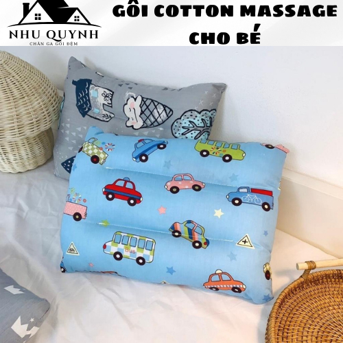 Gối massage cho bé nhiều mẫu cute - kích thước 25cm*40cm*5cm