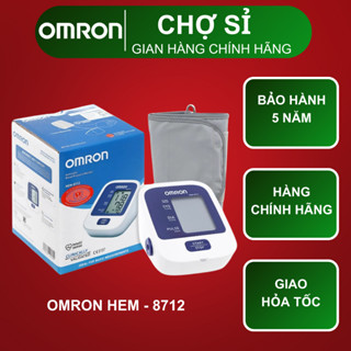 Máy đo huyết áp và nhịp tim bắp tay OMRON HEM - 8712 BẢO HÀNH 5 NĂM CHÍNH HÃNG