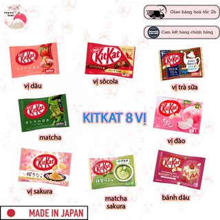Bánh Kitkat nhật bản, bánh xốp socola, nhiều vị thơm ngon bổ dưỡng