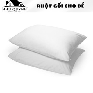 Ruột gối bông gòn cho bé kích thước 30x50cm chất liệu vải ngoài thoáng mát, chất bông gòn tự nhiên êm mềm mại