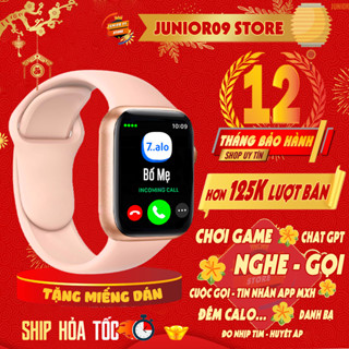 Đồng hồ thông minh JUNIOR09 WATCH 9, Smartwatch Nghe gọi, Tin nhắn App - MXH, Chơi game, GPT AI, Đo nhịp tim, Chống nước